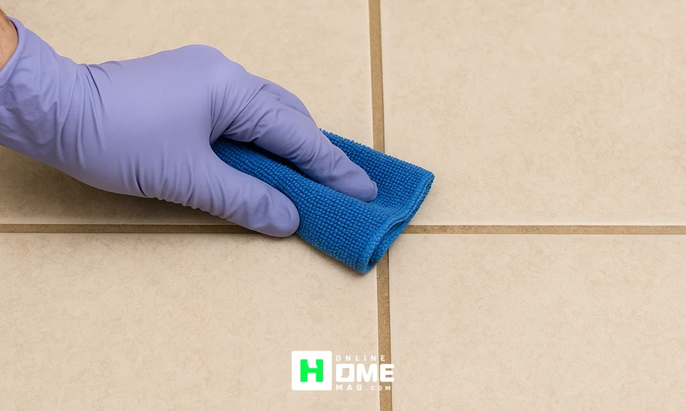 Choose the right method based on the level of staining and type of tile.