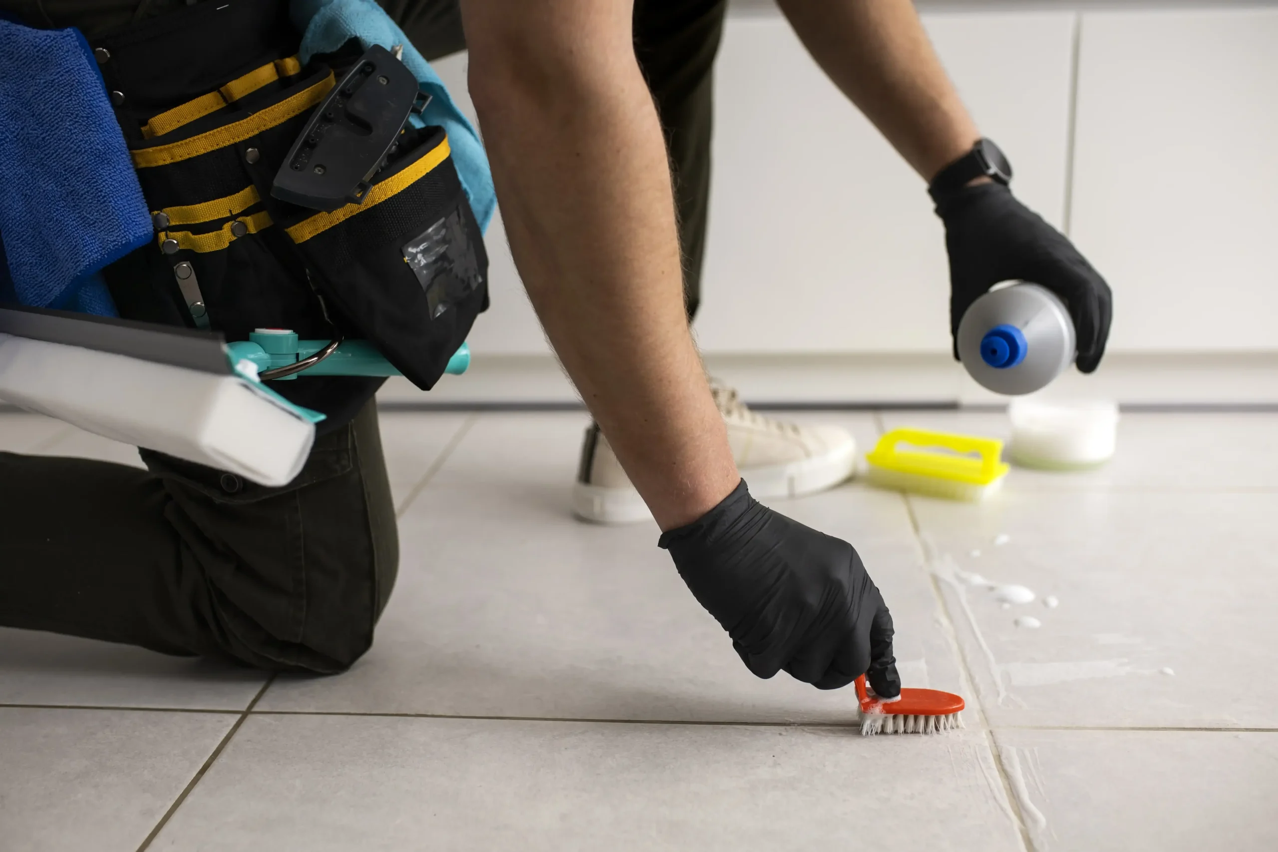 Clean Floor Tile Grout