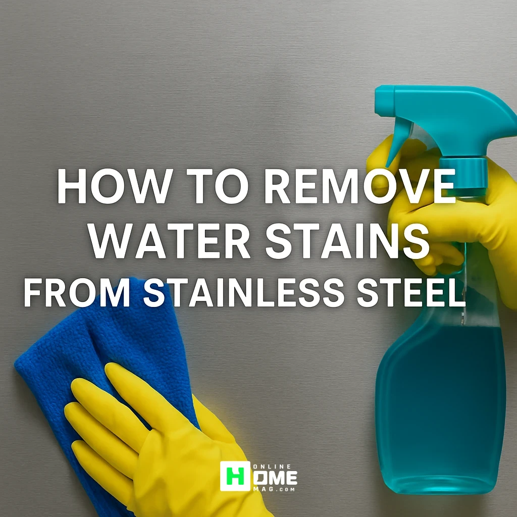 How to Remove Water Stains from Stainless Steel