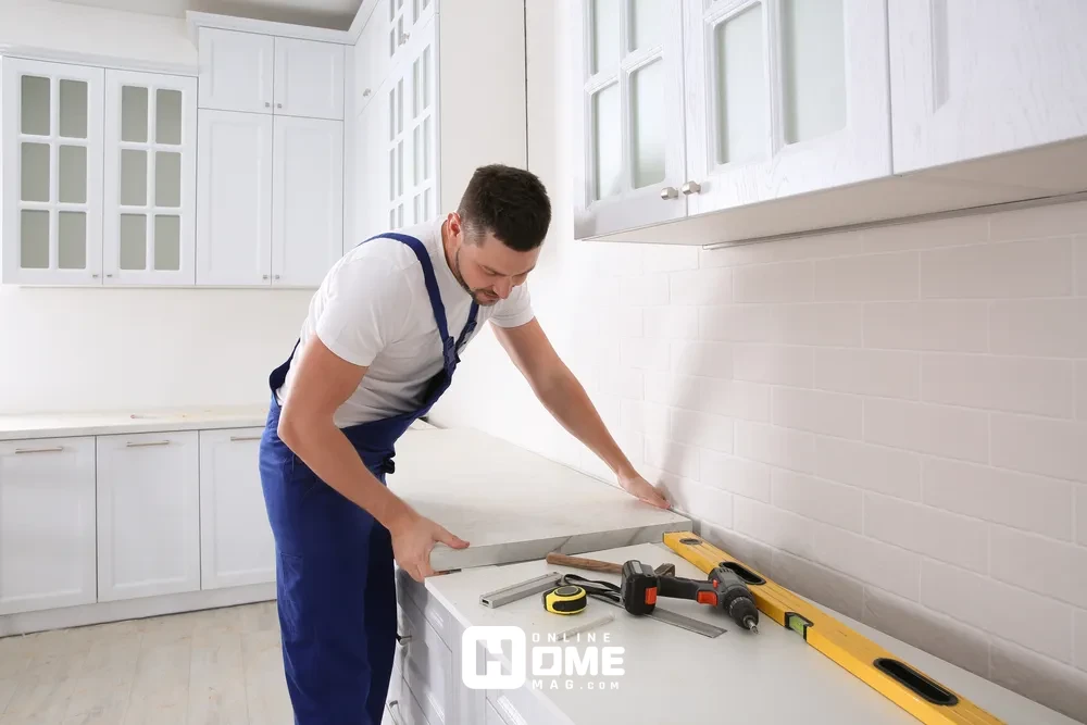 Install Kitchen Cabinets