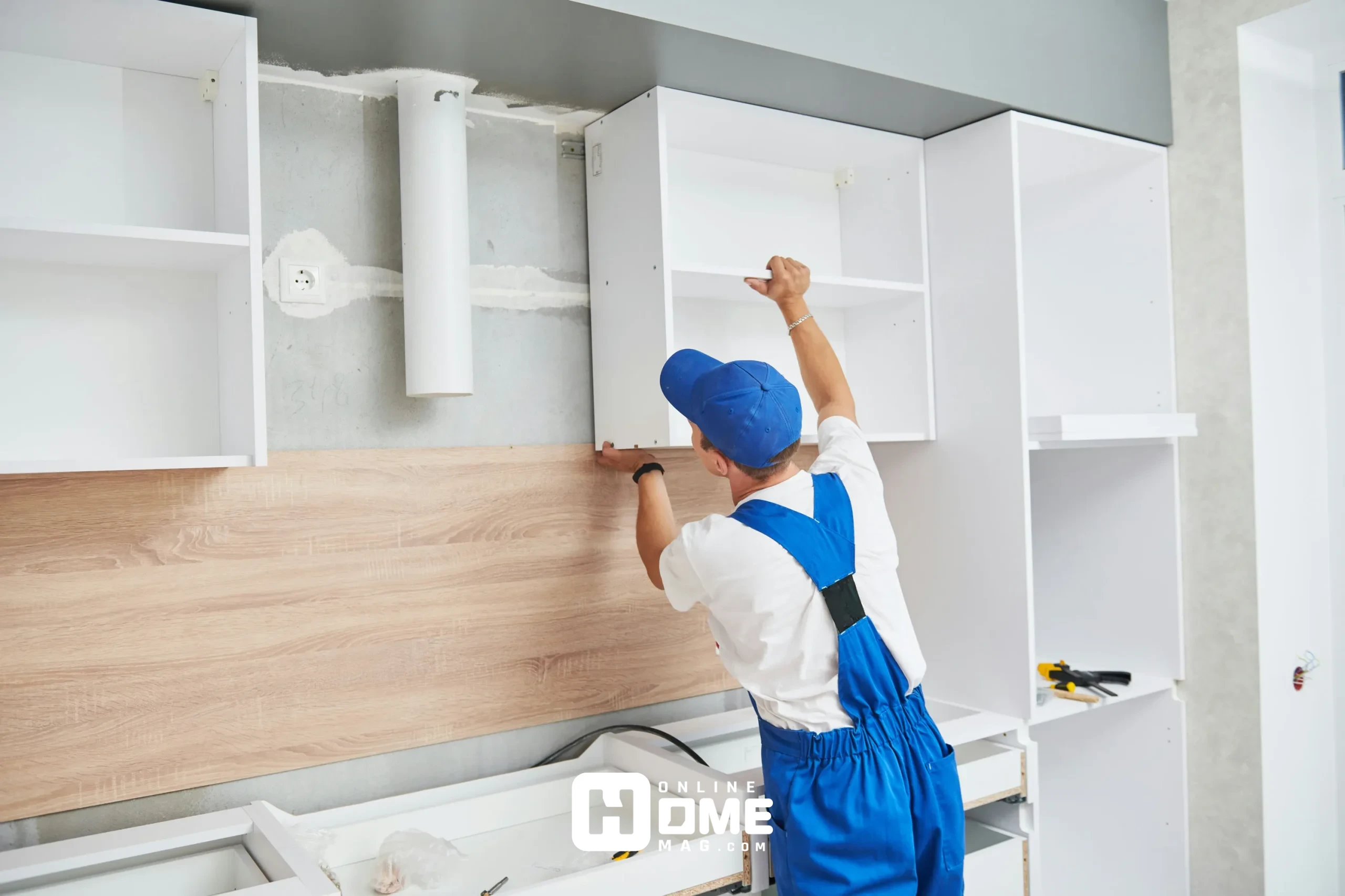 Install Kitchen Cabinets