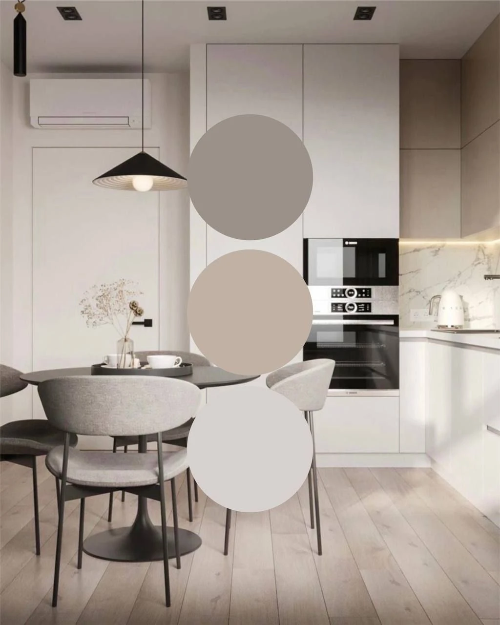 Neutral Color Palettes for a Minimalist Yet Inviting Kitchen