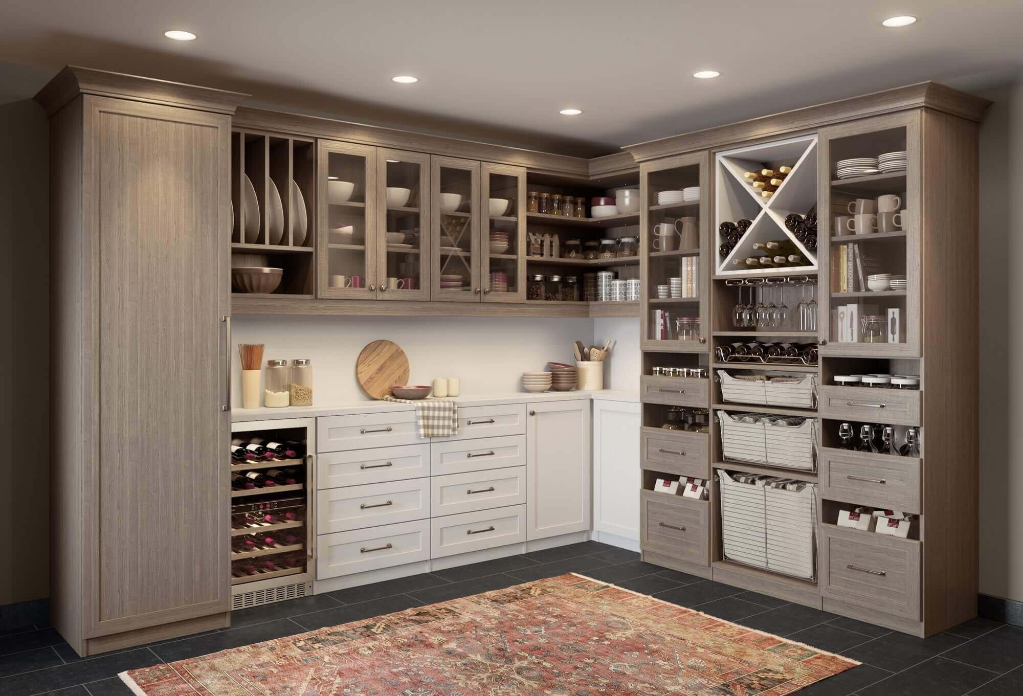 organize kitchen cabinets​