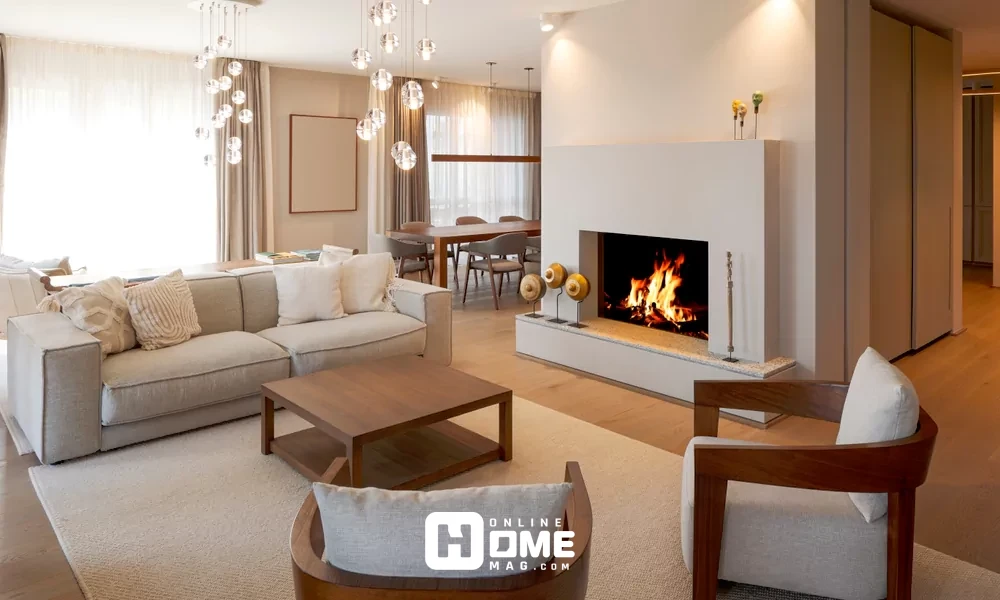 Fireplace Designs in Living Room that Combine Function & Focal Impact