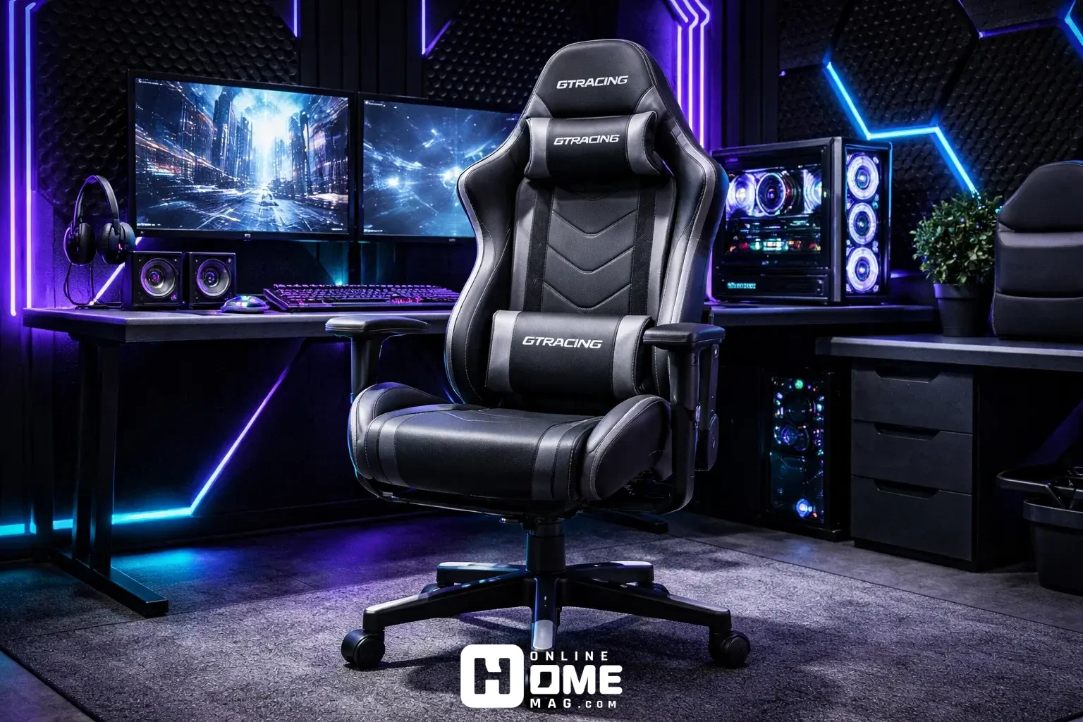 A sleek GTRacing gaming chair