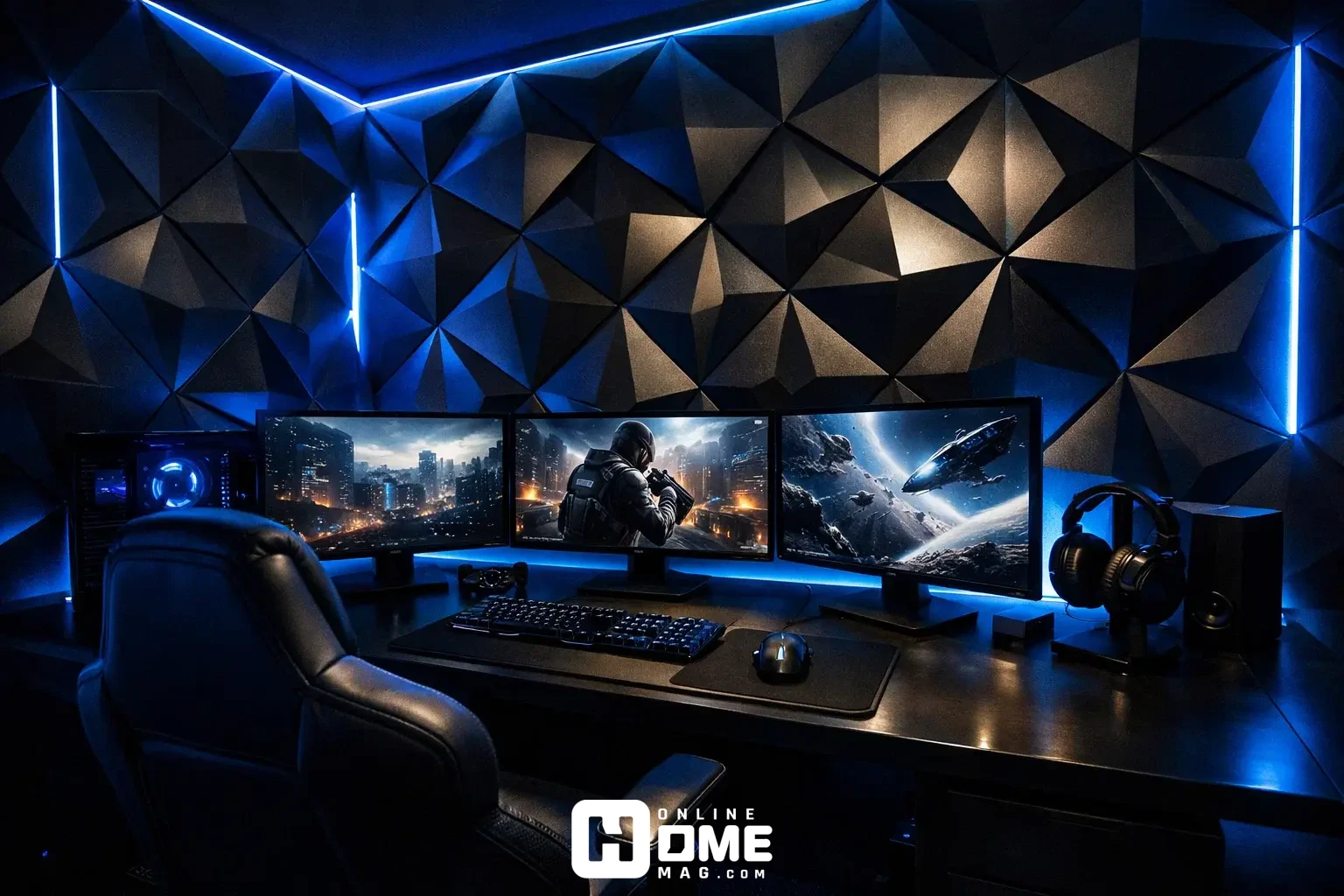 Cinematic gaming room