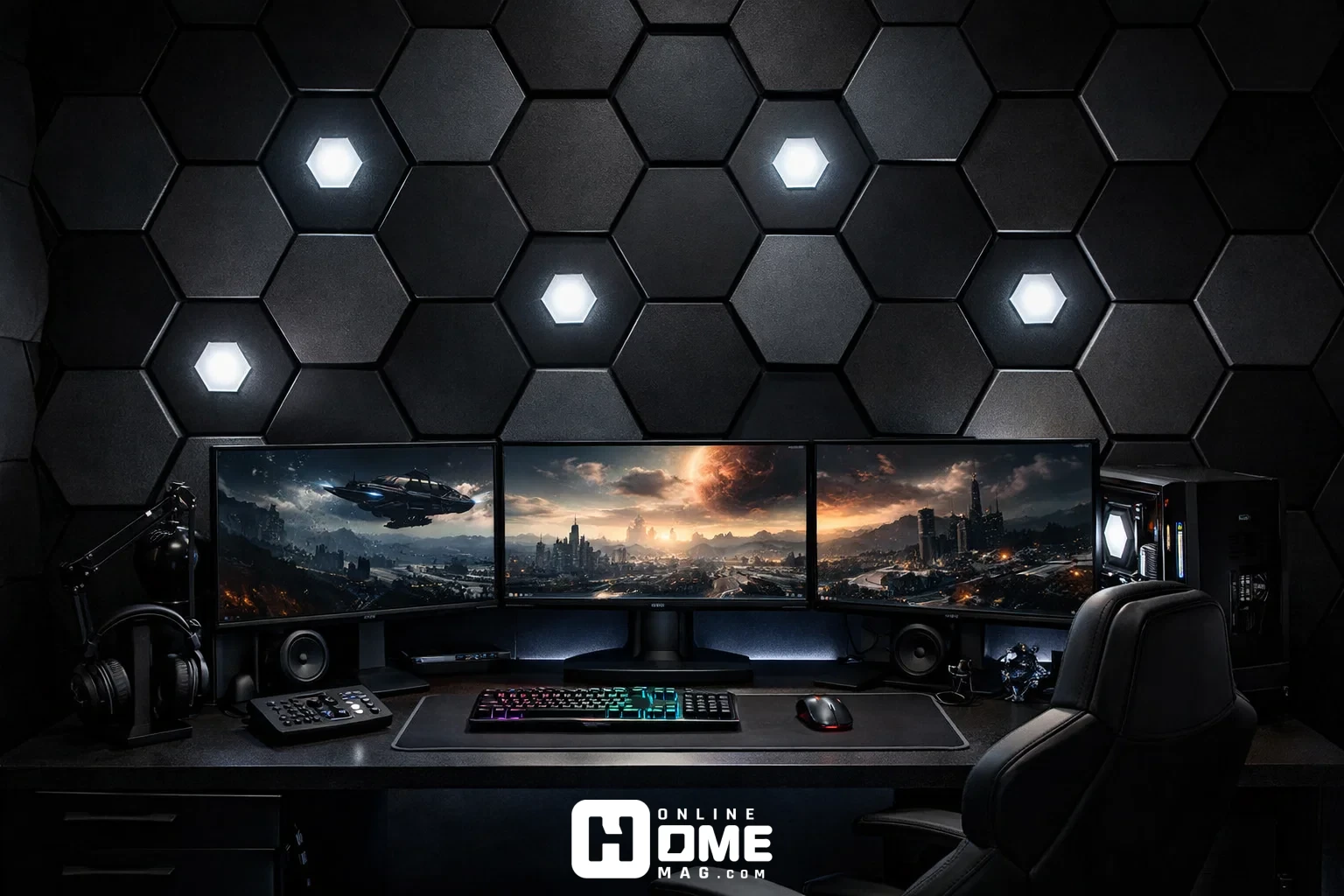 Cinematic gaming command center