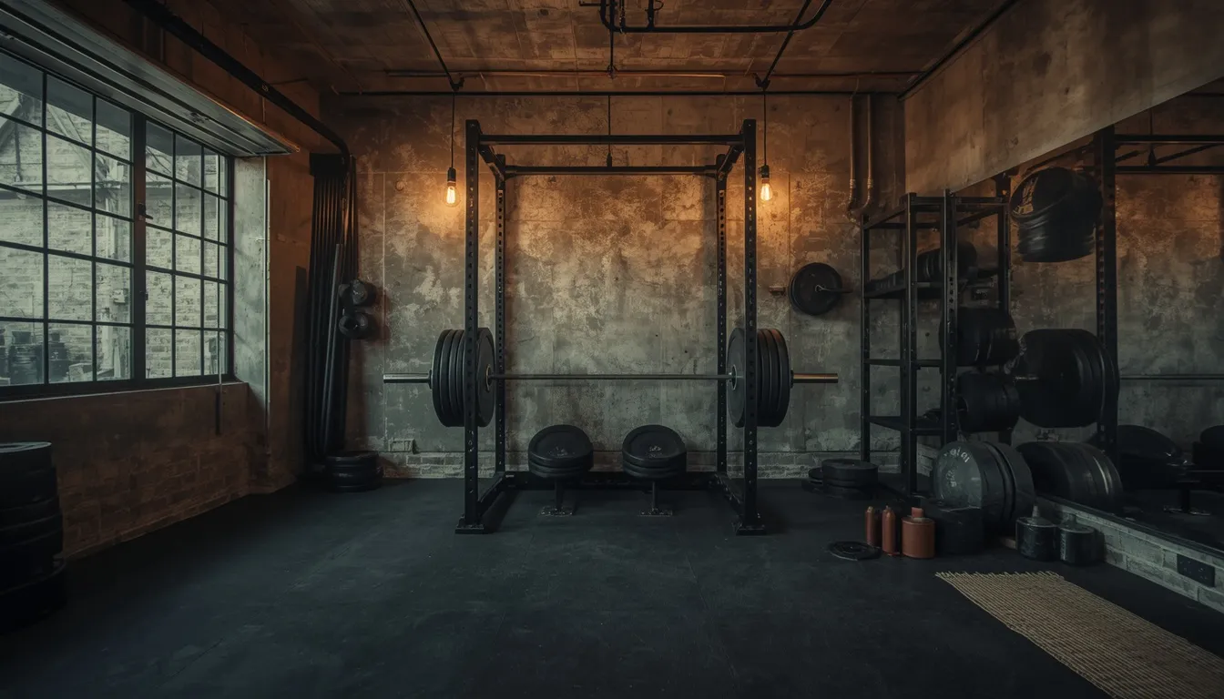 convert garage to gym