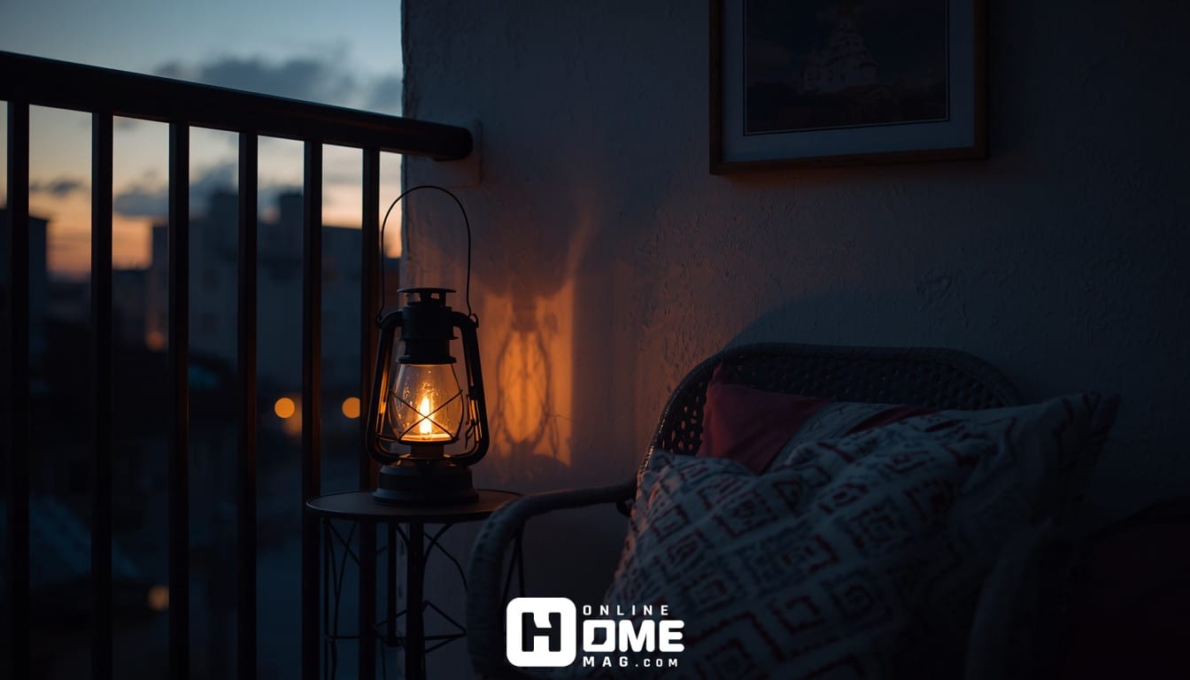 apartment balcony decoration ideas with seasonal accents and personal touches