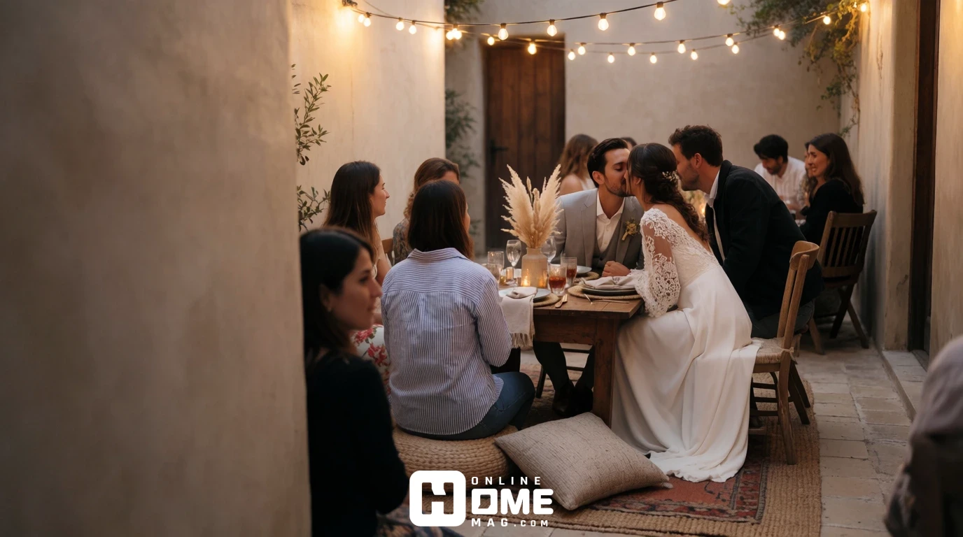 Boho Decoration Wedding Ideas for Small Yards