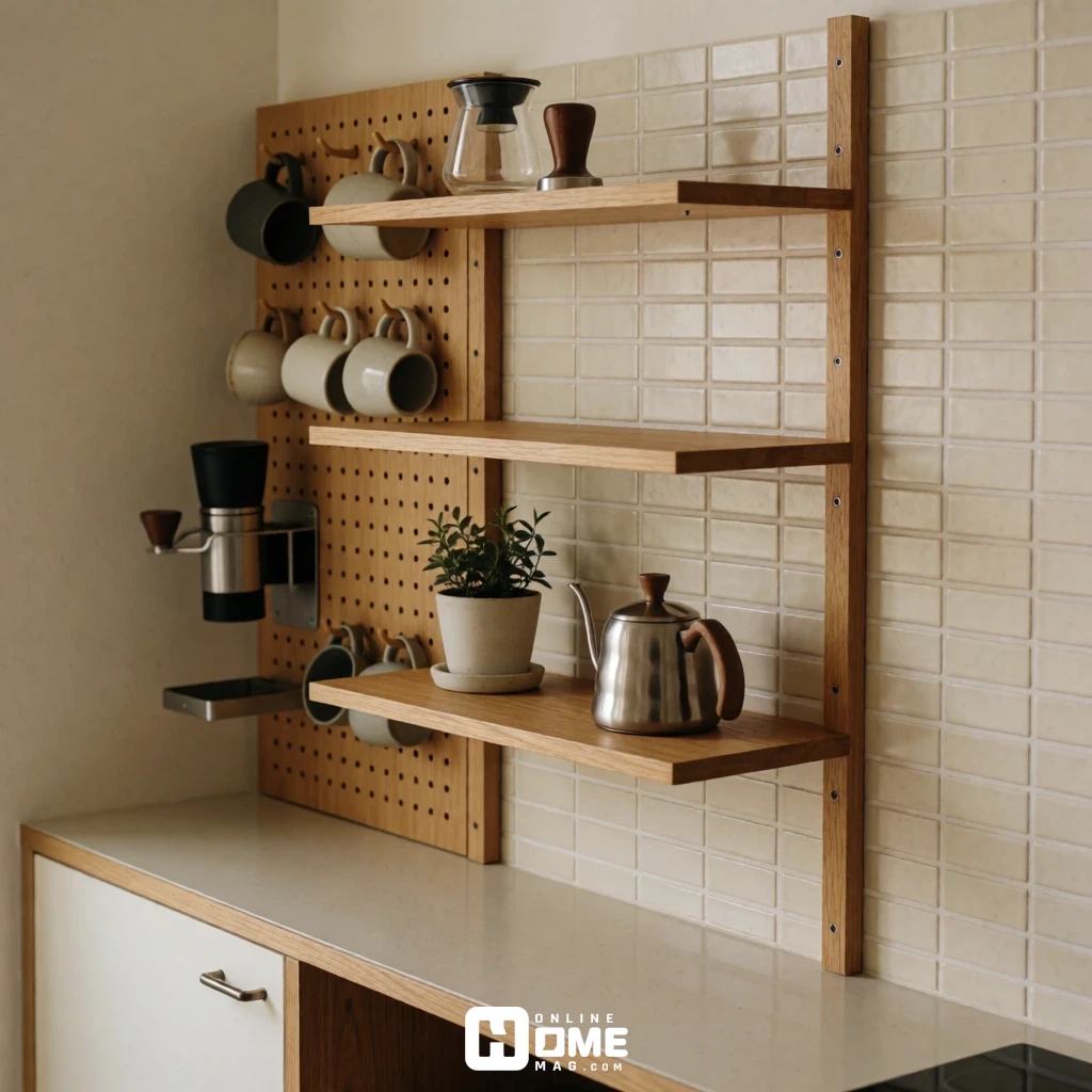 coffee bar ideas for small kitchen