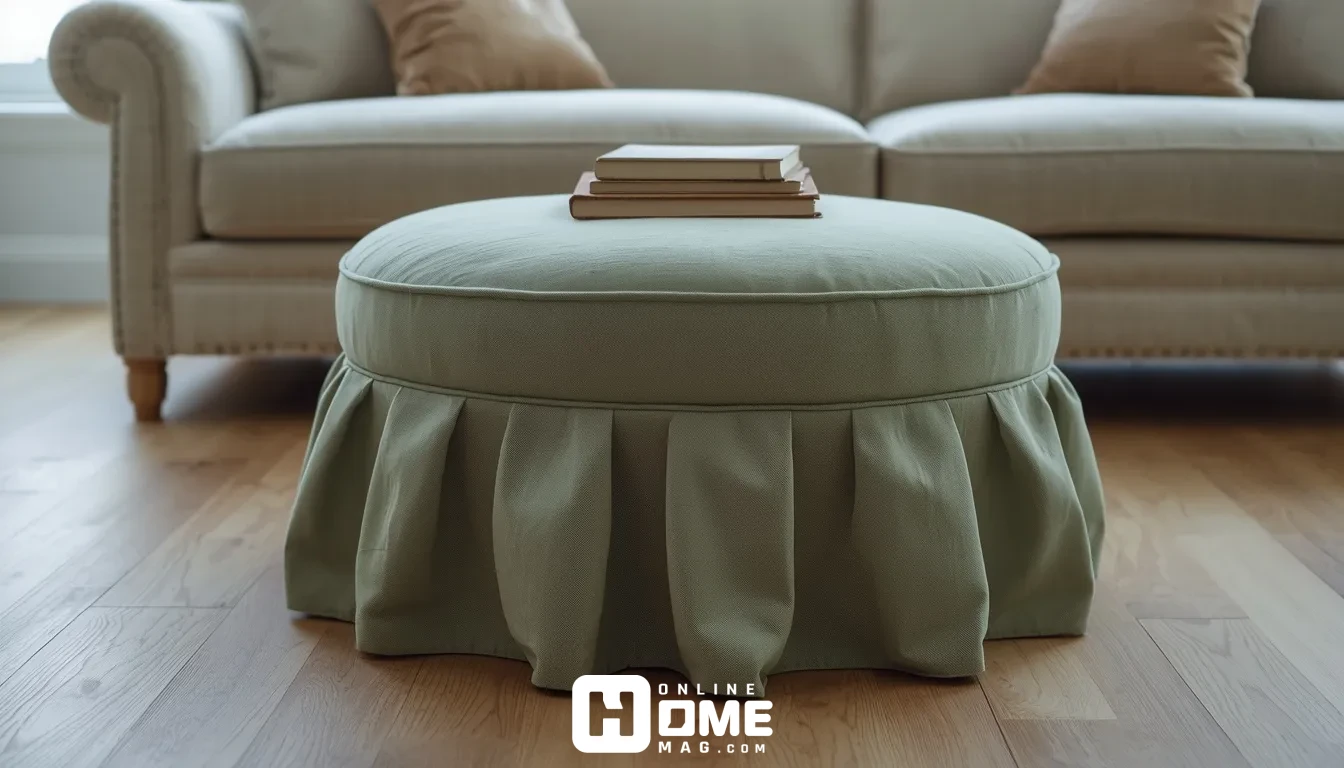 Skirted Ottoman